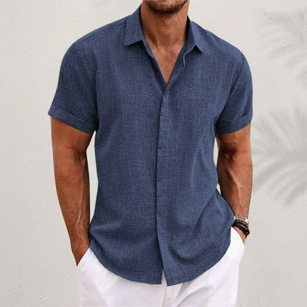 Van Rijn Fashion® | Klassiek overhemd met korte mouwen