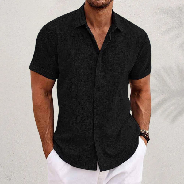 Van Rijn Fashion® | Klassiek overhemd met korte mouwen
