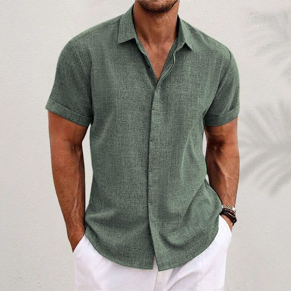 Van Rijn Fashion® | Klassiek overhemd met korte mouwen