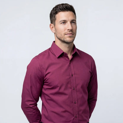 Van Rijn Fashion® | Strijkvrij slim-fit overhemd