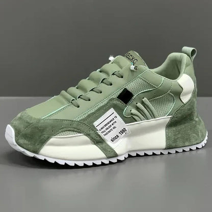 Van Rijn Fashion® | Retro patchwork sneakers