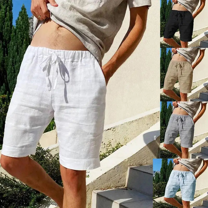 Van Rijn Fashion® | Katoenen Linnen Shorts