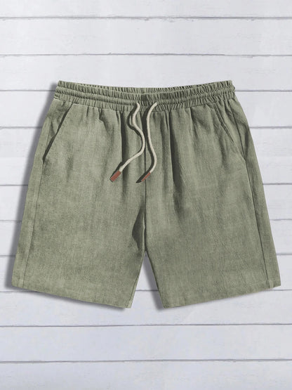 Van Rijn Fashion® | Katoenen Linnen Shorts
