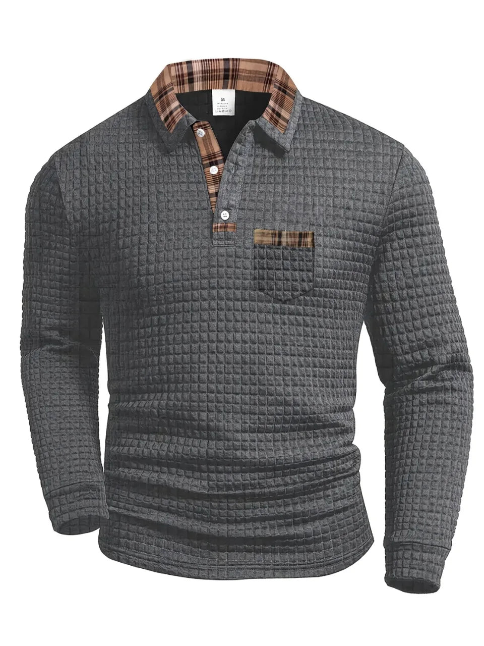 Van Rijn Fashion® | Poloshirt met ruitpatroon