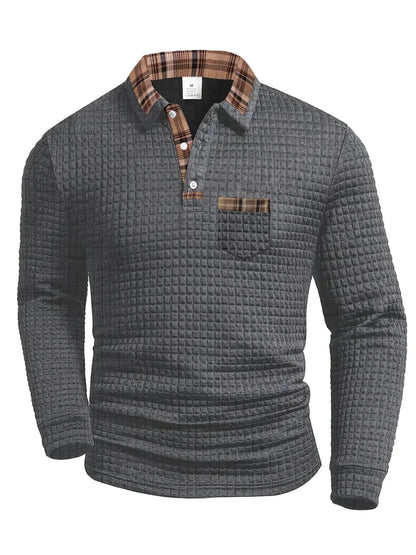Van Rijn Fashion® | Poloshirt met ruitpatroon