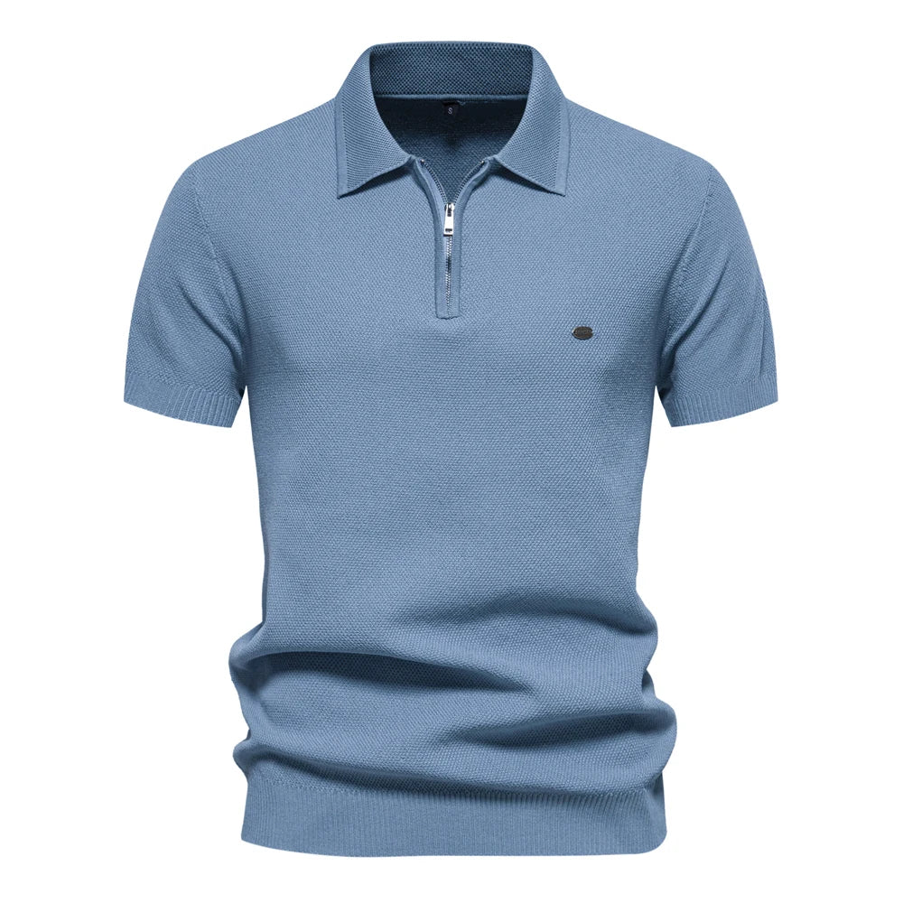 Van Rijn Fashion® | Heren Geribde Polo