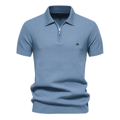 Van Rijn Fashion® | Heren Geribde Polo