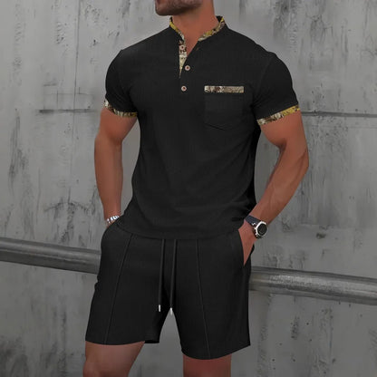 Van Rijn Fashion® | Wafel Zomerset met Shorts