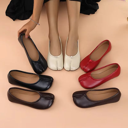 Van Rijn Fashion® | Tabi Ballerina's met Split-teen