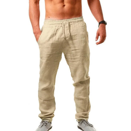 Van Rijn Fashion® | Heren Linnen Wijde Broek