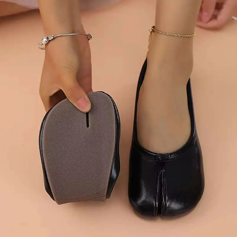 Van Rijn Fashion® | Tabi Ballerina's met Split-teen