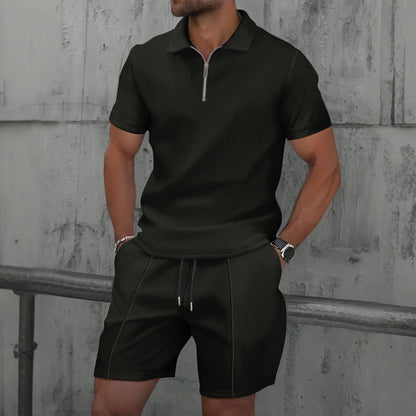 Van Rijn Fashion® | Wafel Zomerset met Shorts