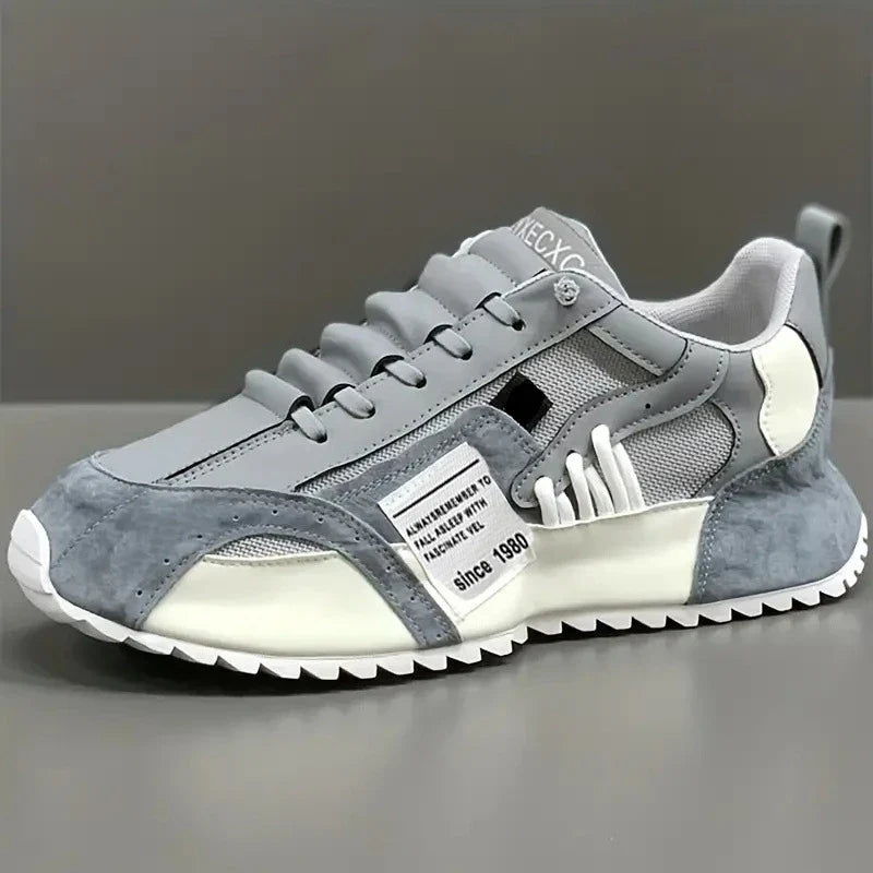Van Rijn Fashion® | Retro patchwork sneakers