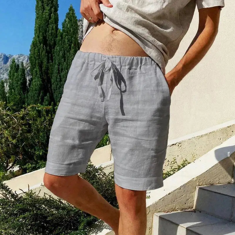 Van Rijn Fashion® | Katoenen Linnen Shorts