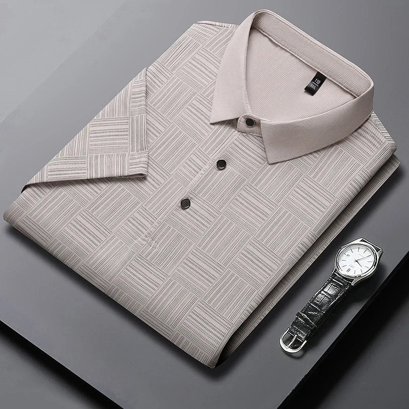 Van Rijn Fashion® | Bedrukt Business Casual Poloshirt