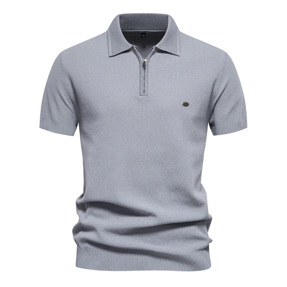 Van Rijn Fashion® | Heren Geribde Polo