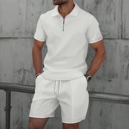 Van Rijn Fashion® | Wafel Zomerset met Shorts