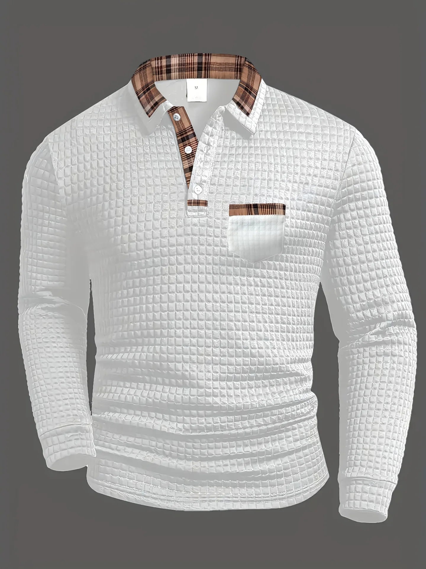 Van Rijn Fashion® | Poloshirt met ruitpatroon