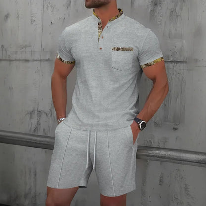 Van Rijn Fashion® | Wafel Zomerset met Shorts