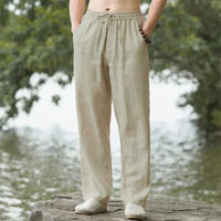 Van Rijn Fashion® | Heren Linnen Wijde Broek