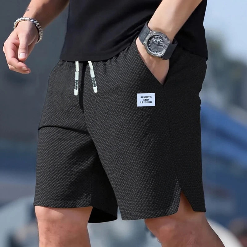 Van Rijn Fashion® | Sportshorts met Textuur
