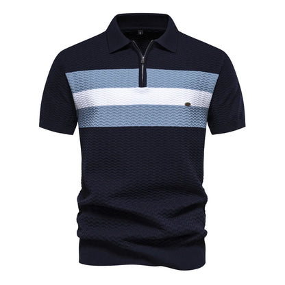 Van Rijn Fashion® | Heren Geribde Polo