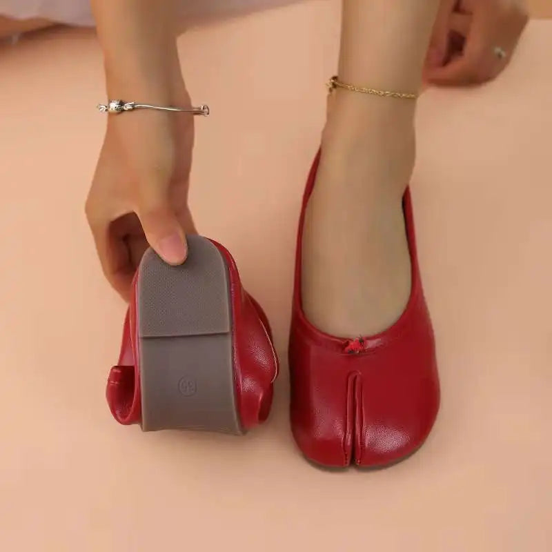 Van Rijn Fashion® | Tabi Ballerina's met Split-teen