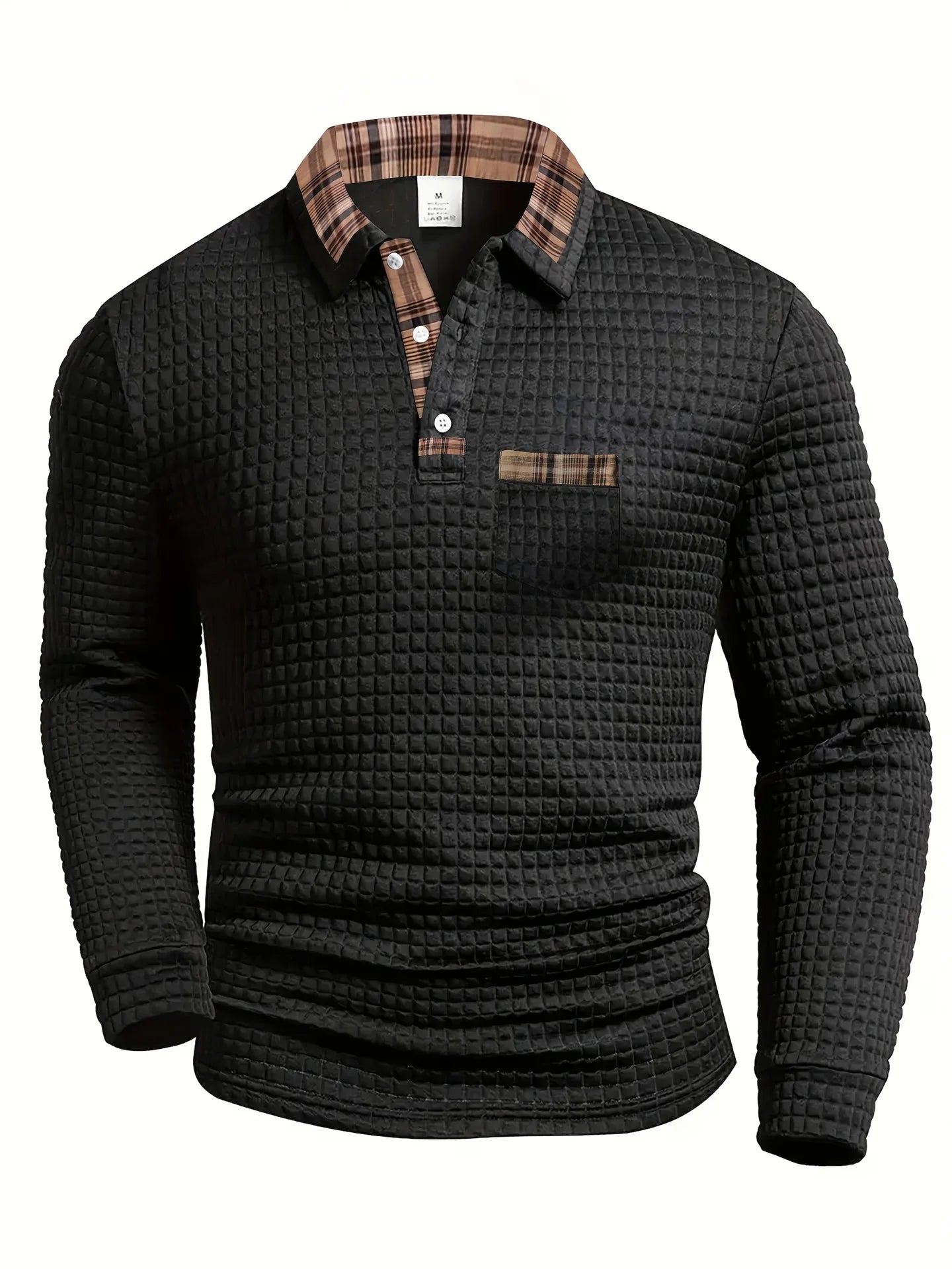Van Rijn Fashion® | Poloshirt met ruitpatroon