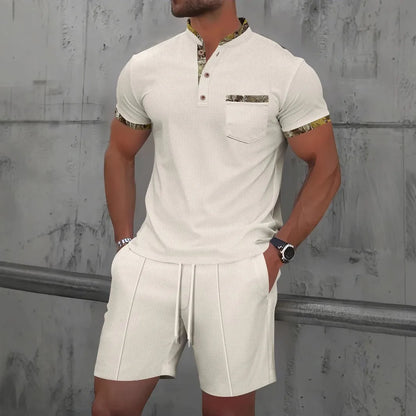 Van Rijn Fashion® | Wafel Zomerset met Shorts