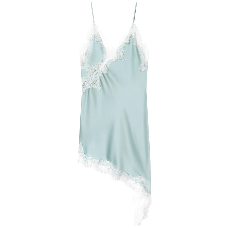 Van Rijn Fashion® | Kanten Asymmetrische Jurk