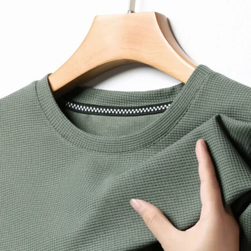 Van Rijn Fashion® | Heren Waffle T-shirt