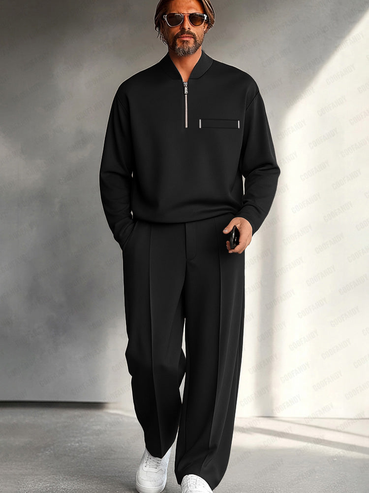 Van Rijn Fashion® | Minimalistische set met rits