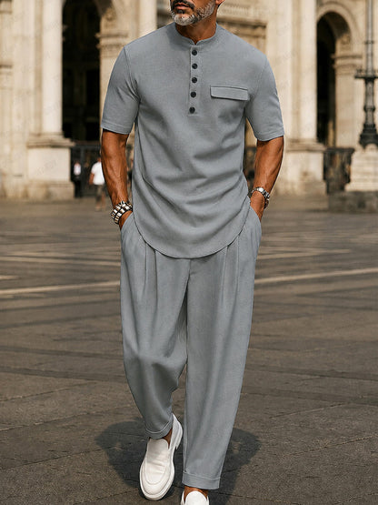 Van Rijn Fashion® | Casual set met korte mouw