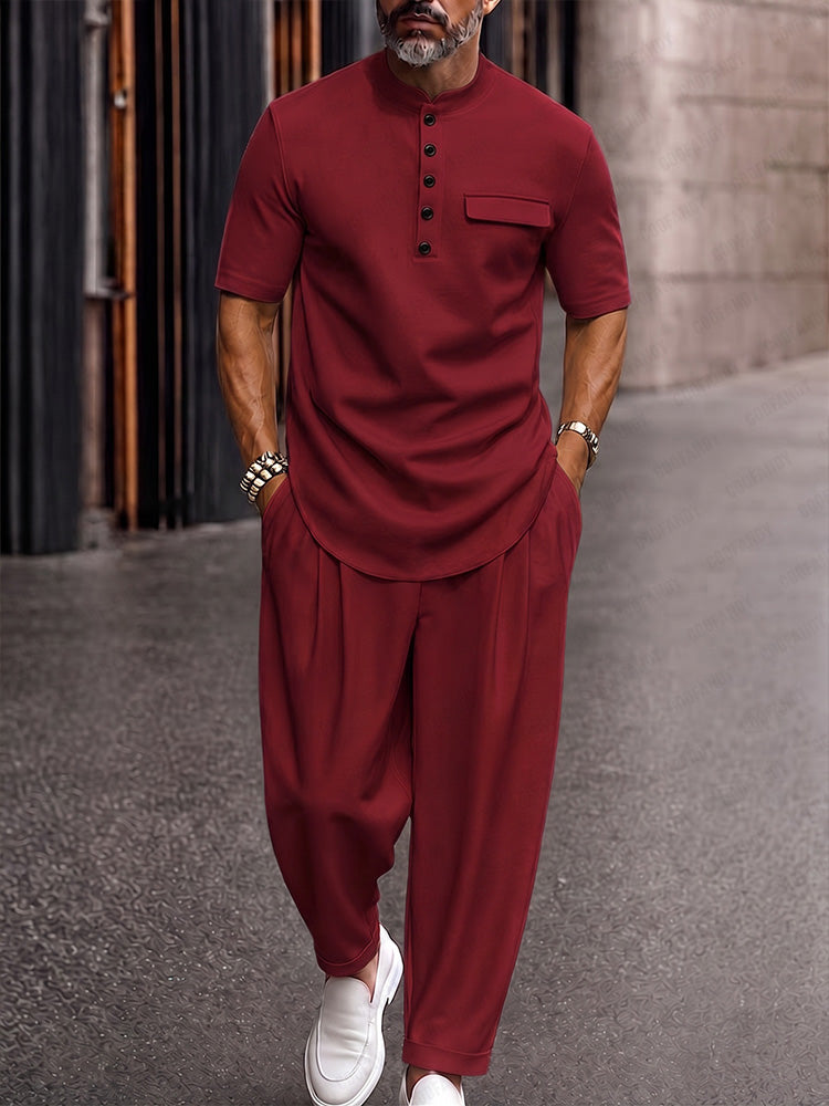 Van Rijn Fashion® | Casual set met korte mouw