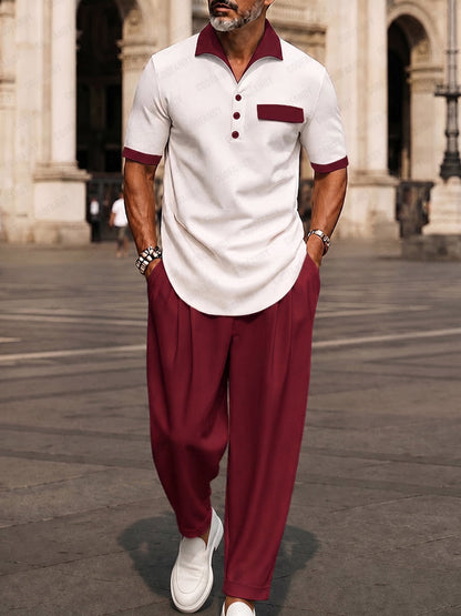 Van Rijn Fashion® | Casual set met korte mouw