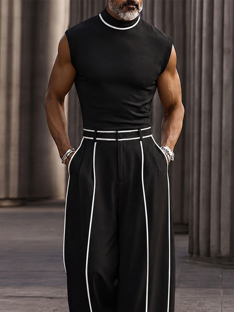 Van Rijn Fashion® | Tweedelige set met contraststreep