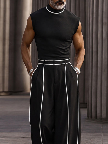 Van Rijn Fashion® | Tweedelige set met contraststreep