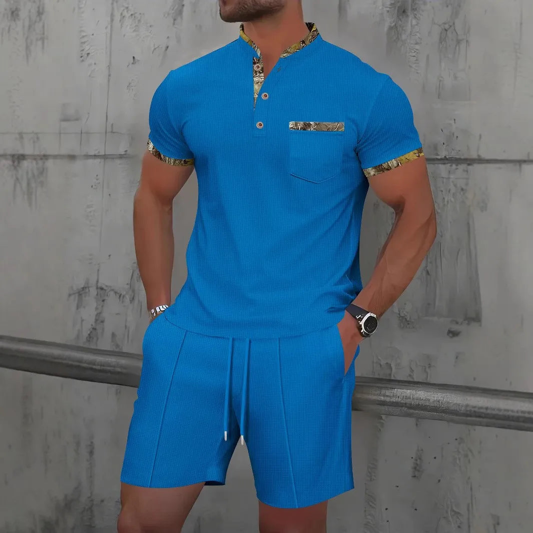 Van Rijn Fashion® | Wafel Zomerset met Shorts