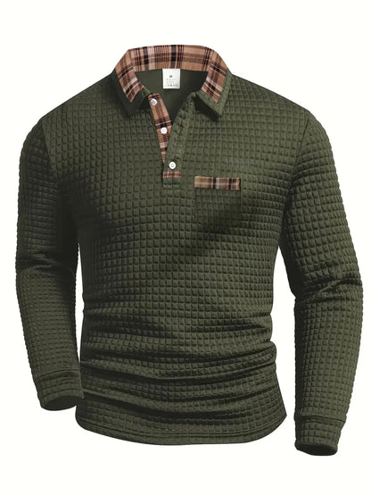 Van Rijn Fashion® | Poloshirt met ruitpatroon