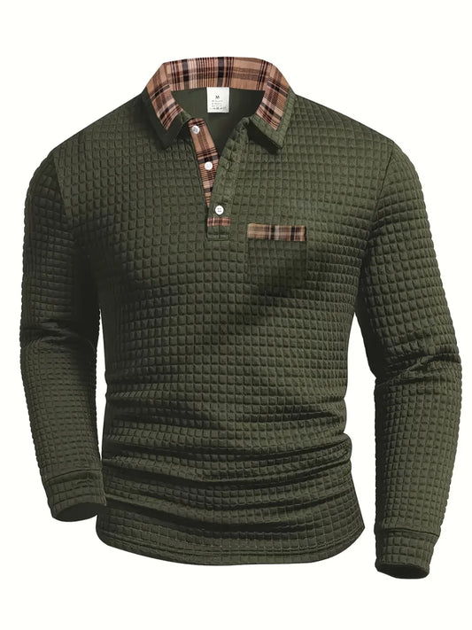 Van Rijn Fashion® | Poloshirt met ruitpatroon