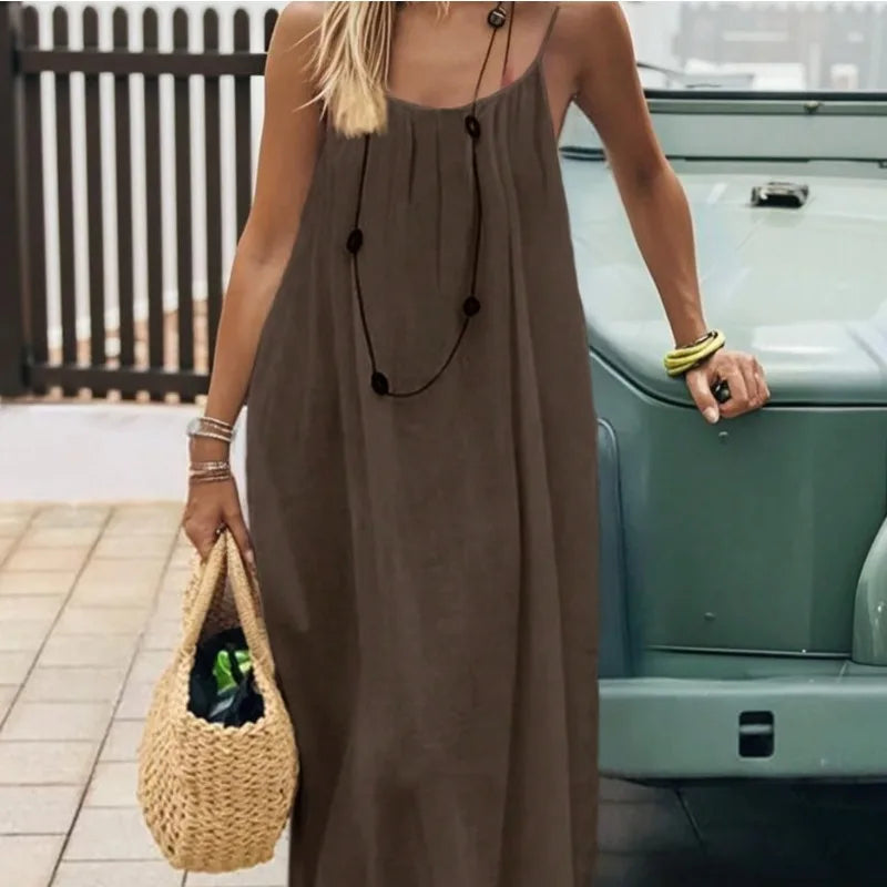 Van Rijn Fashion® | Zomerjurk met Spaghettibandjes