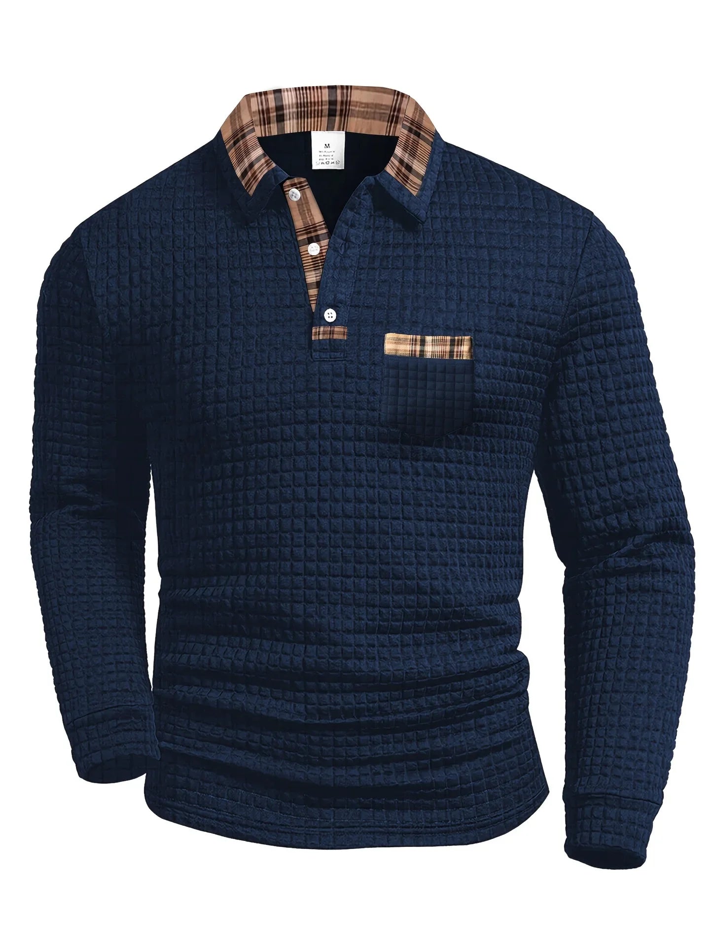 Van Rijn Fashion® | Poloshirt met ruitpatroon