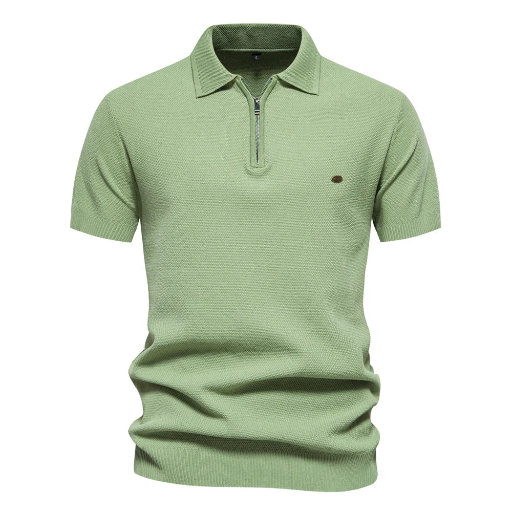 Van Rijn Fashion® | Heren Geribde Polo