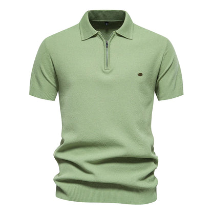 Van Rijn Fashion® | Heren Geribde Polo