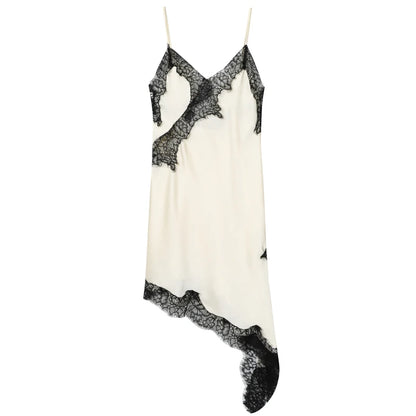Van Rijn Fashion® | Kanten Asymmetrische Jurk