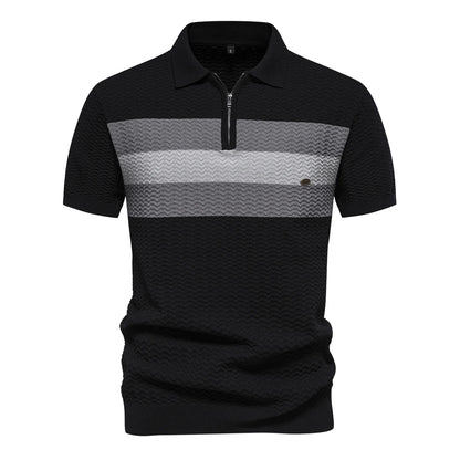 Van Rijn Fashion® | Heren Geribde Polo