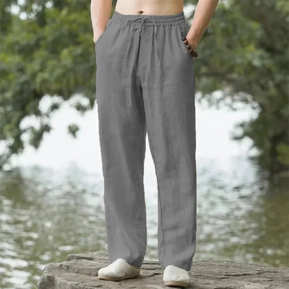Van Rijn Fashion® | Heren Linnen Wijde Broek