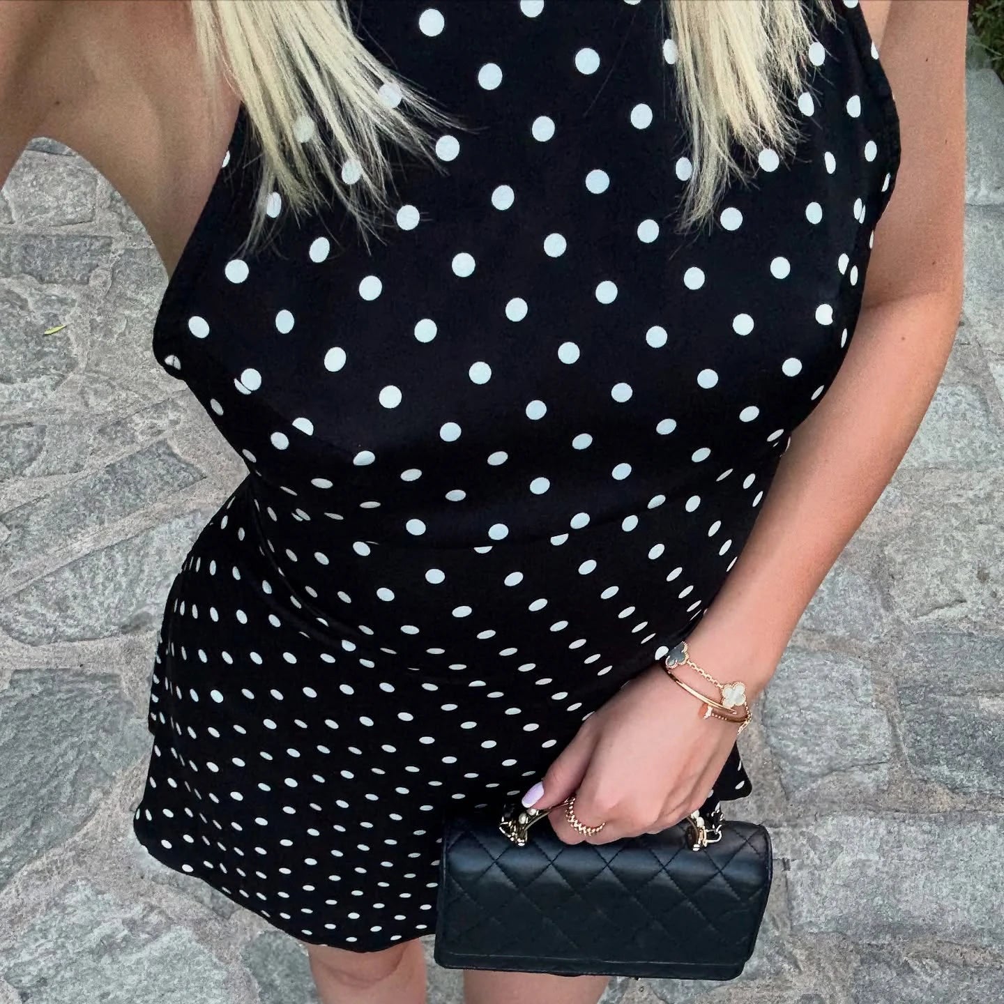 Van Rijn Fashion® | Polka Dot Halterjurk