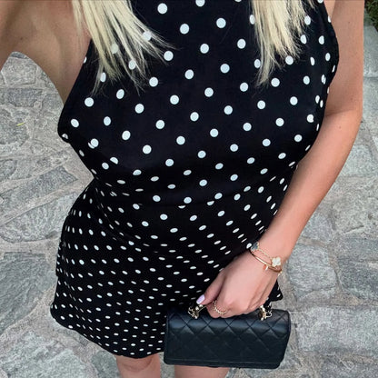 Van Rijn Fashion® | Polka Dot Halterjurk