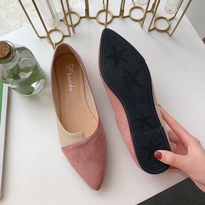 Van Rijn Fashion® | Puntige Instap Ballerina's